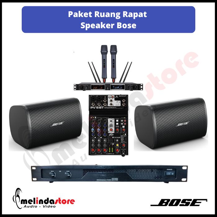 Paket Sound System Ruang Rapat Speaker Bose DM6SE | 2 Speaker